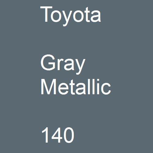 Toyota, Gray Metallic, 140.